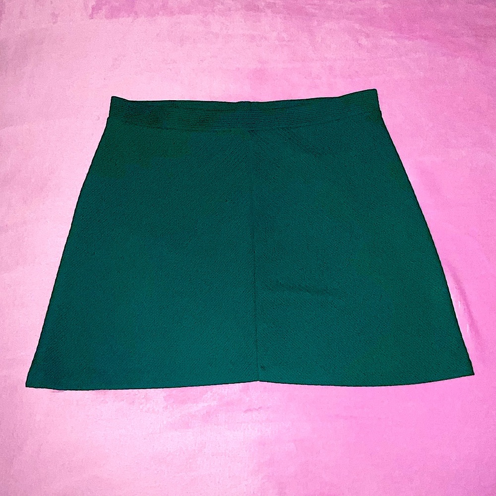 NWOT Women’s H&M A-Line Green Skirt Size Large